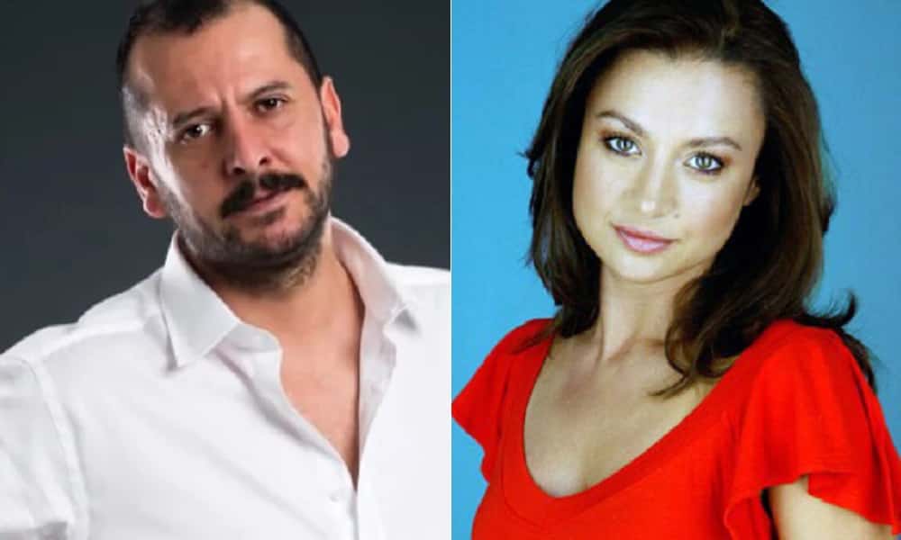 Турецкий актер Фатих Топчуоглу с женой